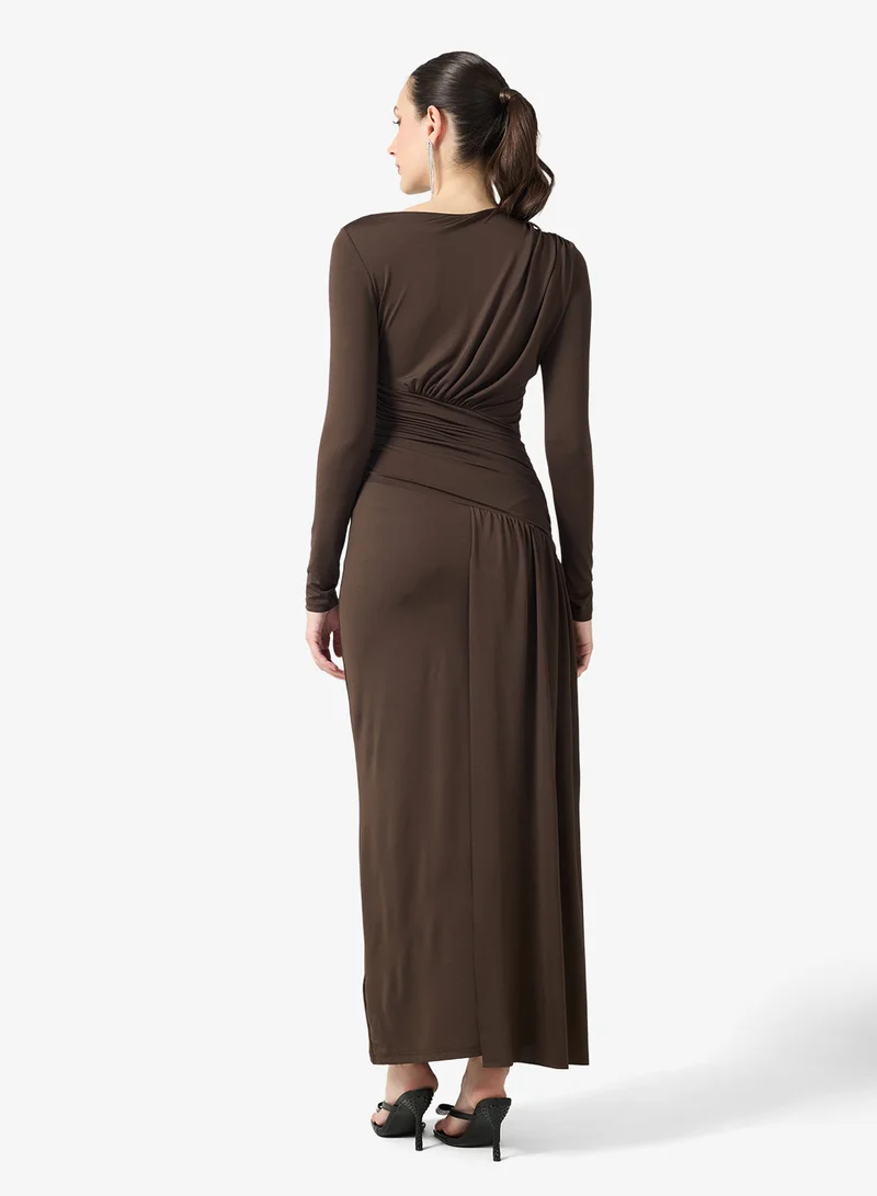 ELLA Bodycon Dress With Ruching